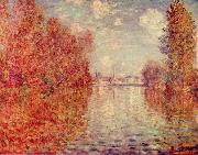 Claude Monet Herbst in Argenteuil USA oil painting artist